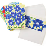 2027 Mini Notecard Set with Envelopes & Pen – Supports ALS Research (Blue Garden)