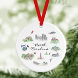 North Carolina Holiday Ornament